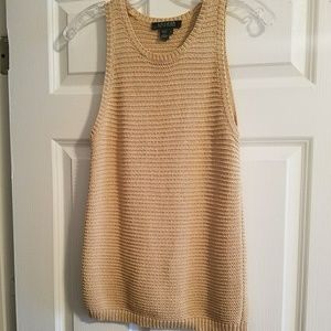 *Final Price* Ralph Lauren Beige Knitted Cami Tank